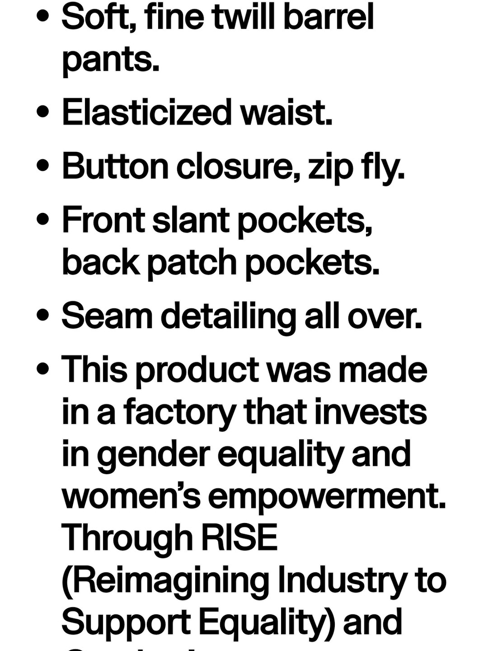 GAP Mid-Rise Twill Barrel Pants - Picture 4 of 6